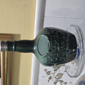 Vintage England Green Chivas Regal Ceramic Bottle